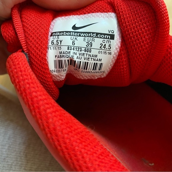 Big KID'S Nike Tennis Classic Premium (GS) University Red 834123 600 - Picture 6 of 7